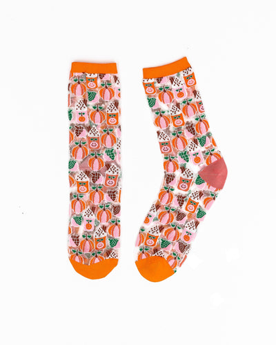 sock candy fall socks pumpkin themed socks